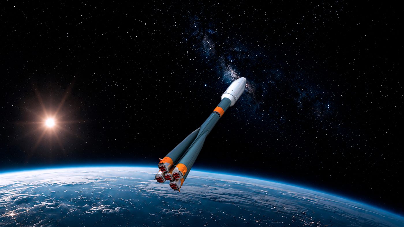Ракета-носитель «Союз-2» на орбите