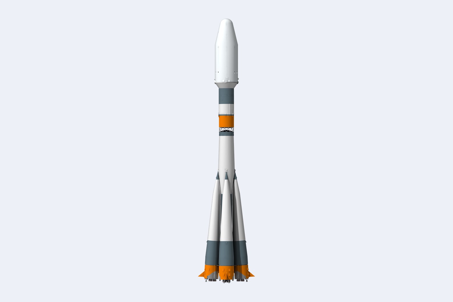 Ракета-носитель «Союз-2» в сборе